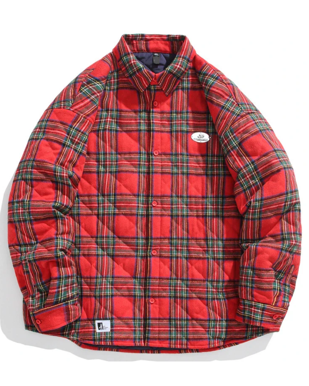 Vintage Baumwoll-Gefütterte Jacke