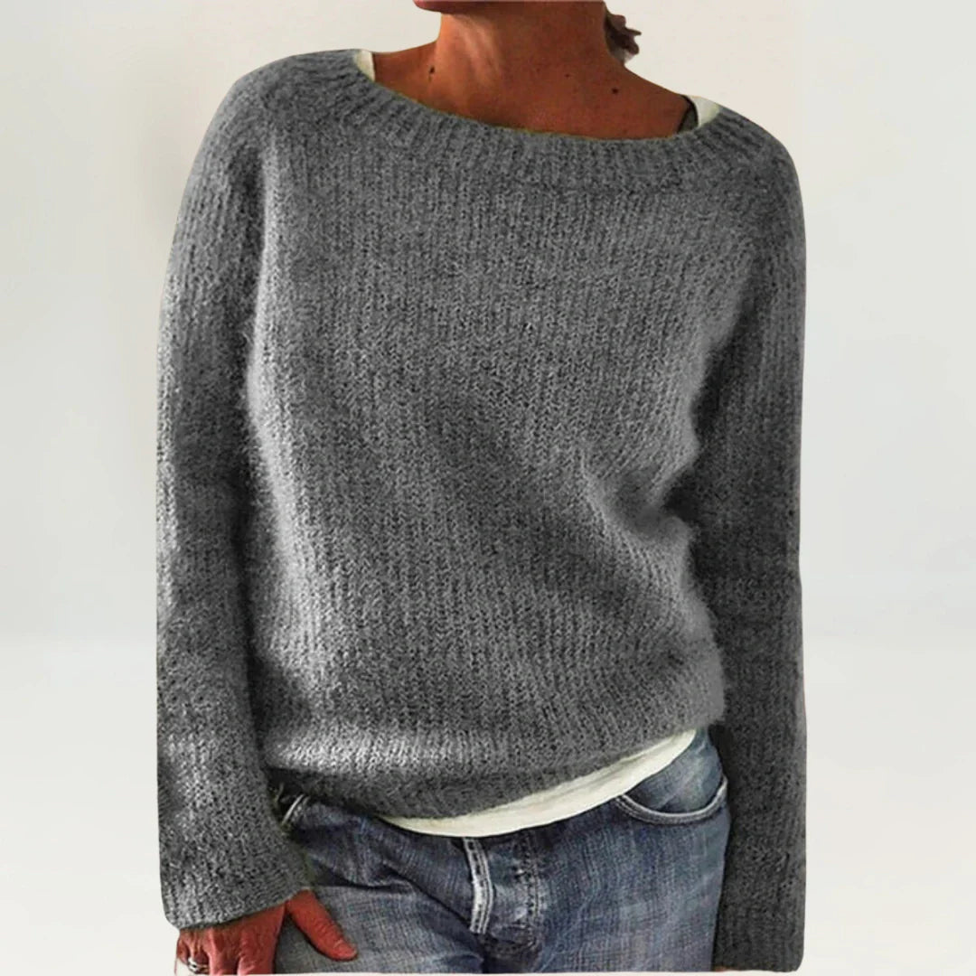 EMMA | BEIGE KNIT SWEATER