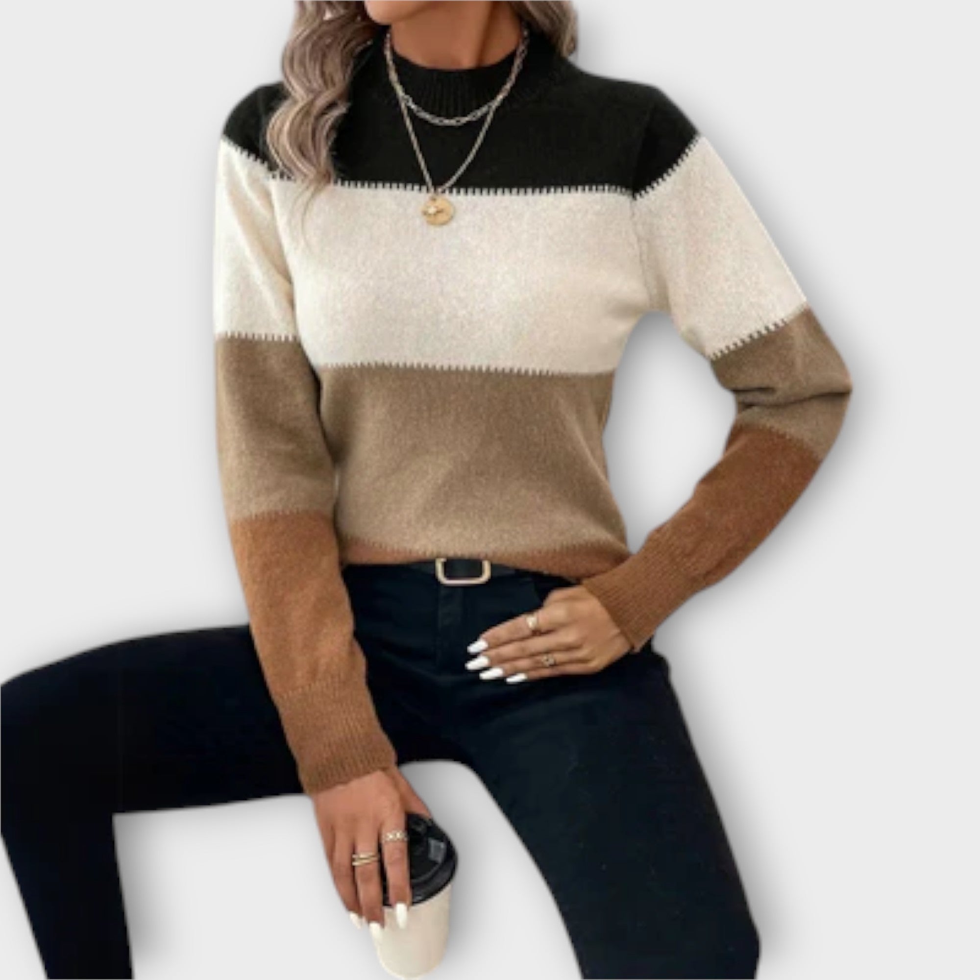Elina | Stilvoller und Bequemer Pullover