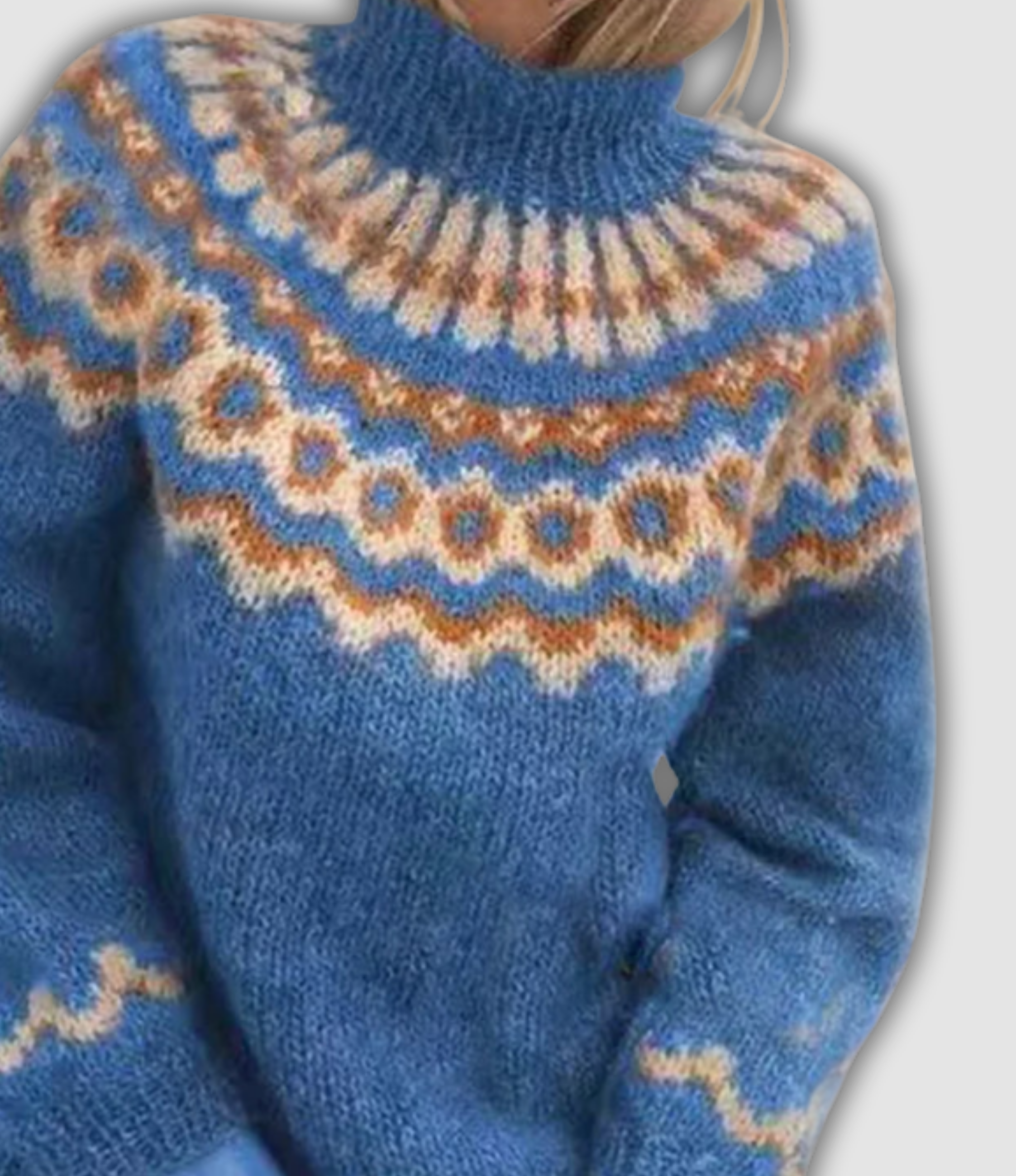 DIE MIA | RETRO HIGH COLLAR SWEATER