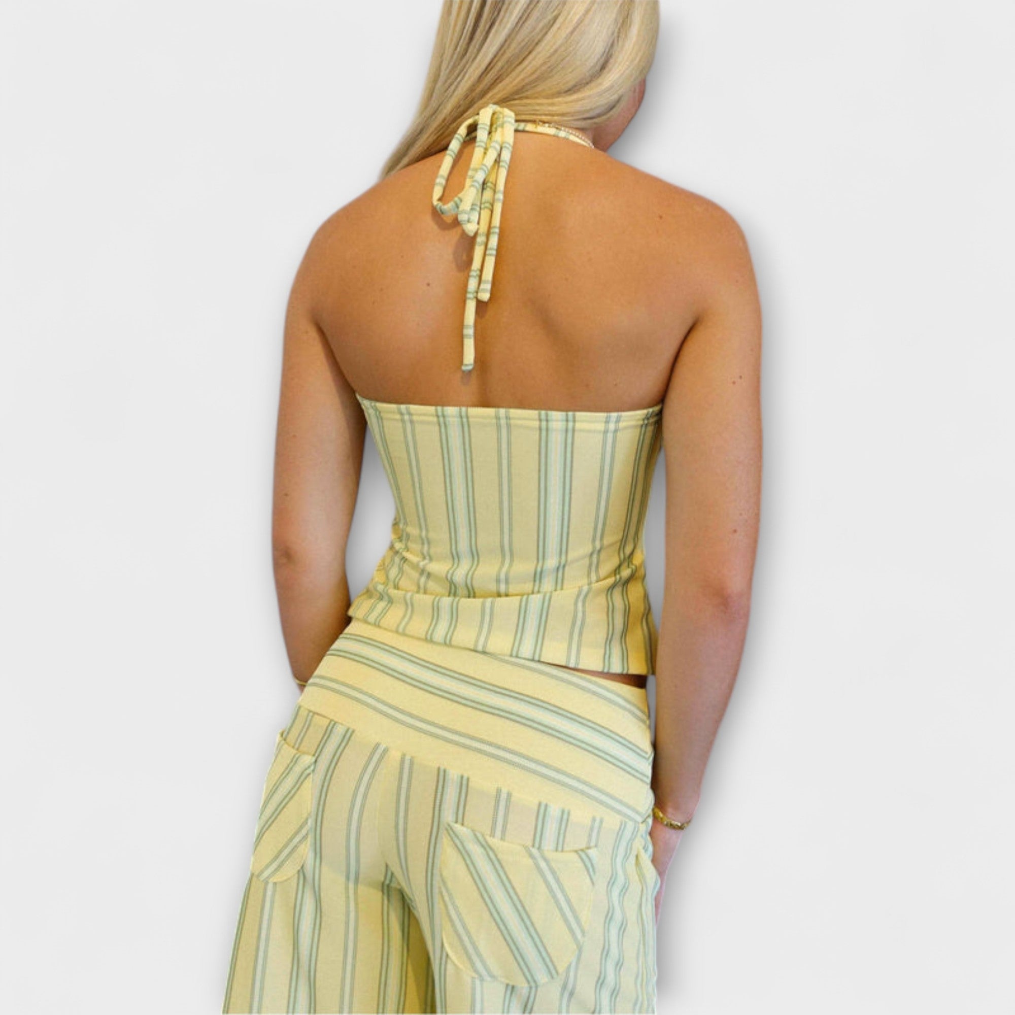 Anastasia - Klassisches gestreiftes Hosen-Set