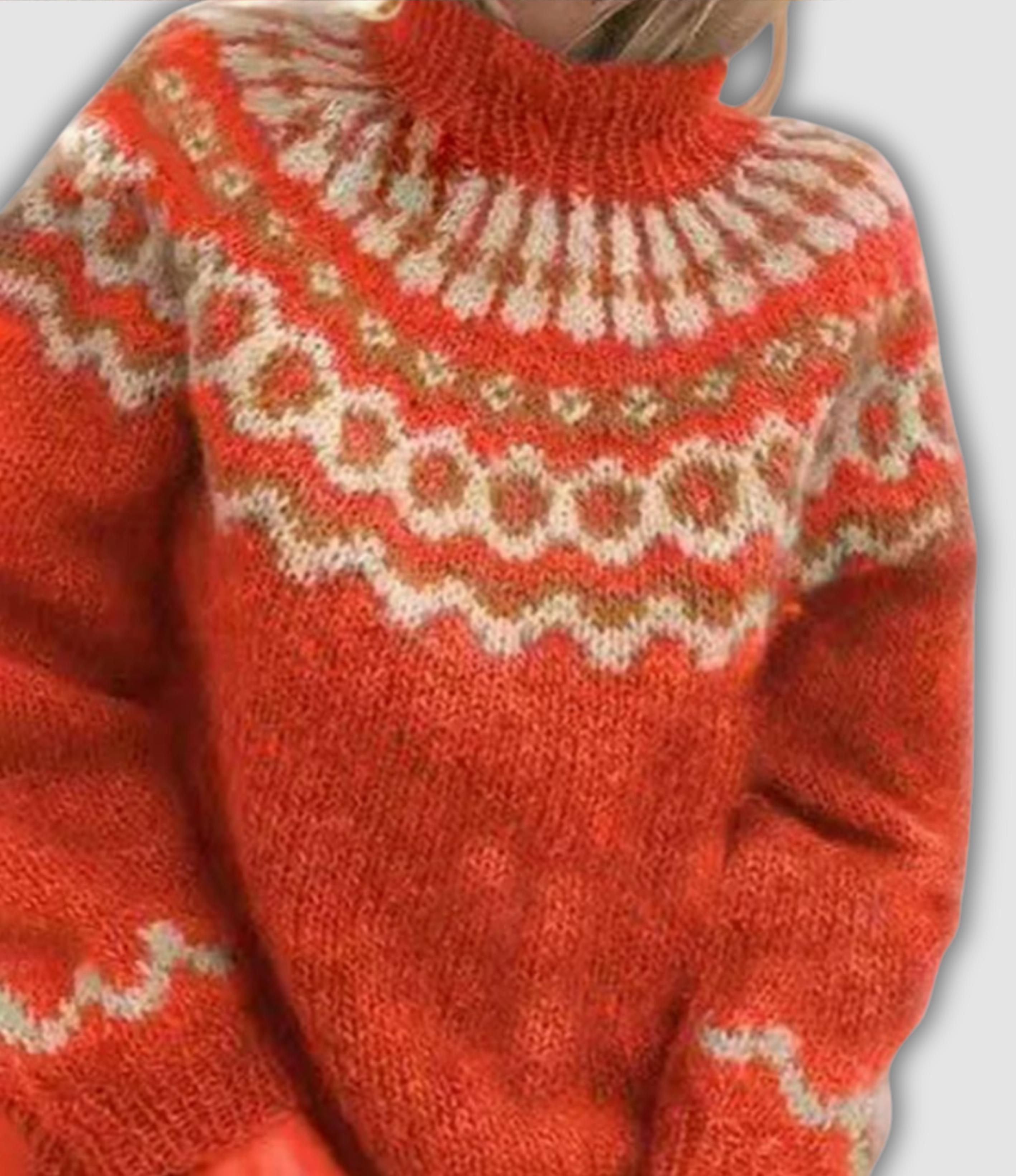 DIE MIA | RETRO HIGH COLLAR SWEATER