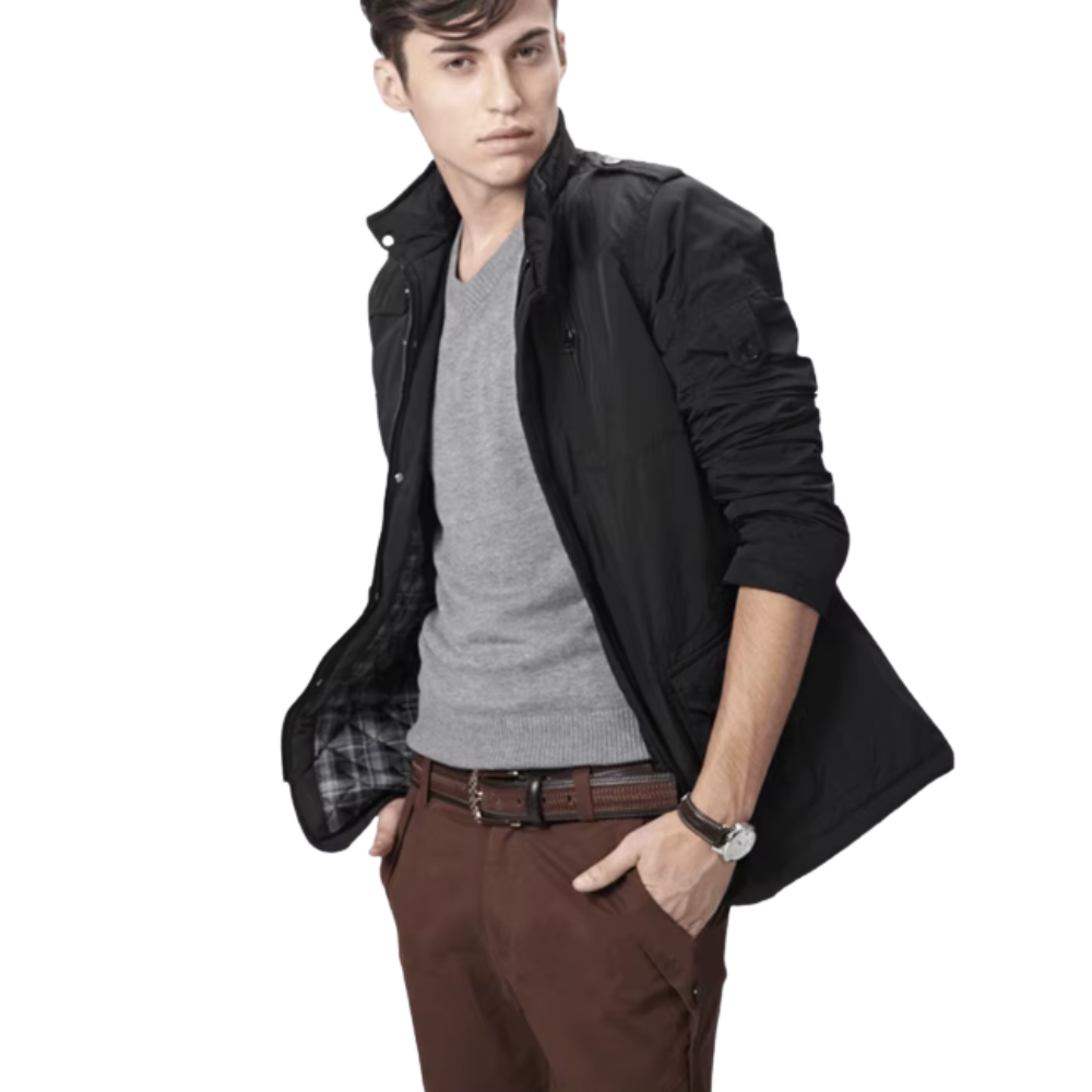 Elegante Winddichte Jacke