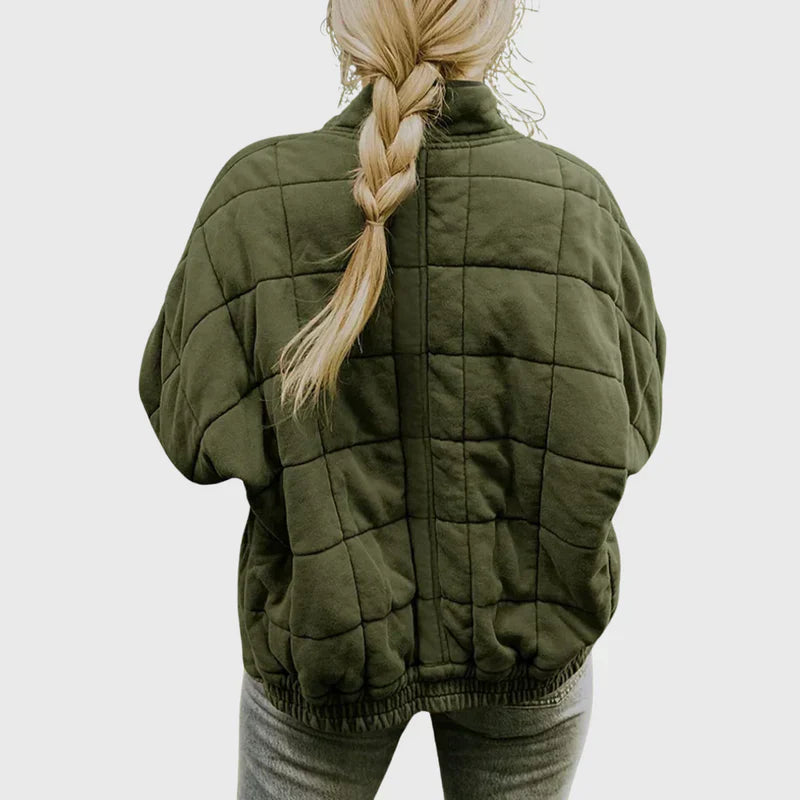 Nalaya™ | Gestepptes Fleece-Jacke mit Reißverschluss