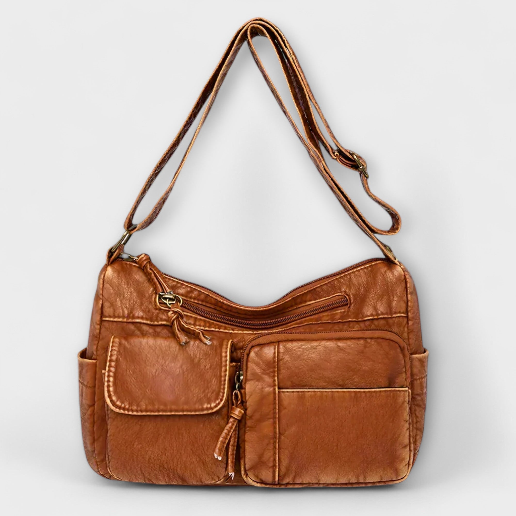 Fenix - Vintage Leder Tasche im Old Skool Stil