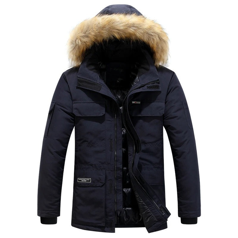 Elegante Herren-Winterjacke