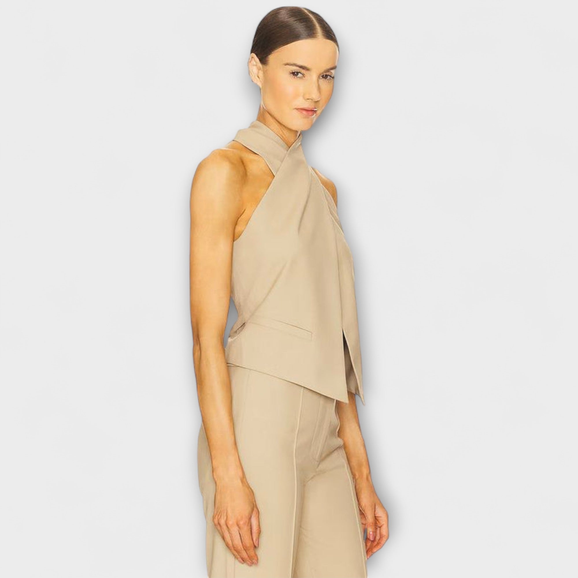 Juni - Crisscross Halter Neck Top