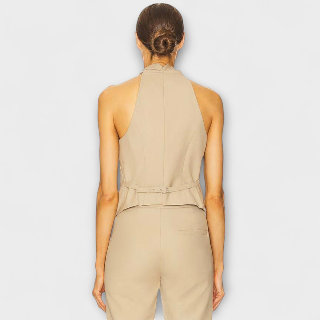 Juni - Crisscross Halter Neck Top